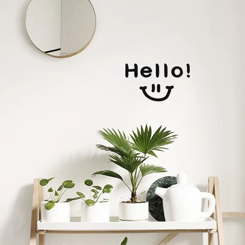 Домашнее украшение Hello Smile Настенная Наклейка для детской комнаты