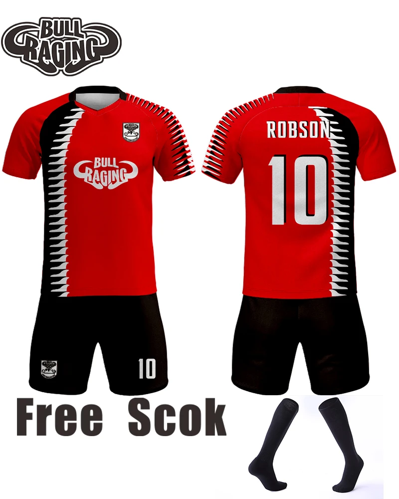 Сублимационная индивидуальная Персонализированная футбольная рубашка, Футбольная Униформа