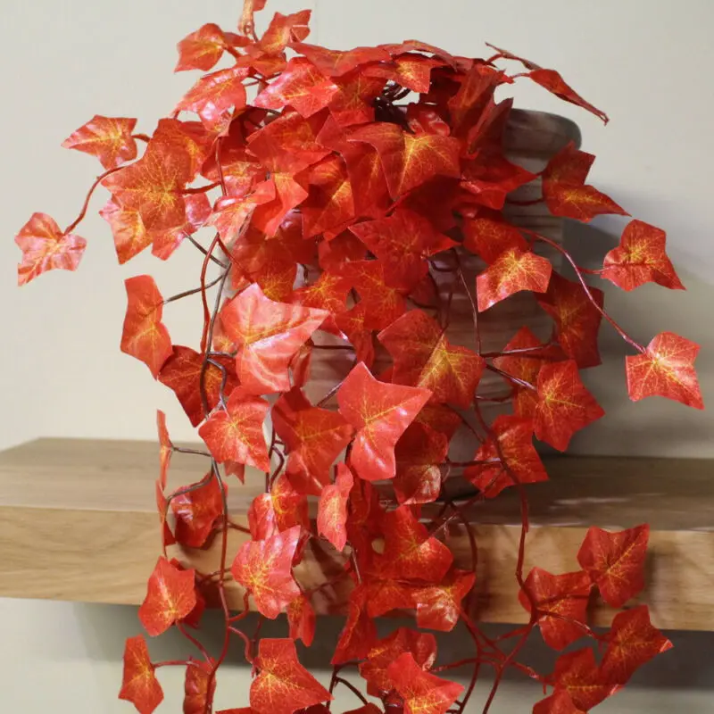 

1pc Artificial Ivy Trailing Vine Faux Leaf Garland Wedding Plant Fake Foliage Decor