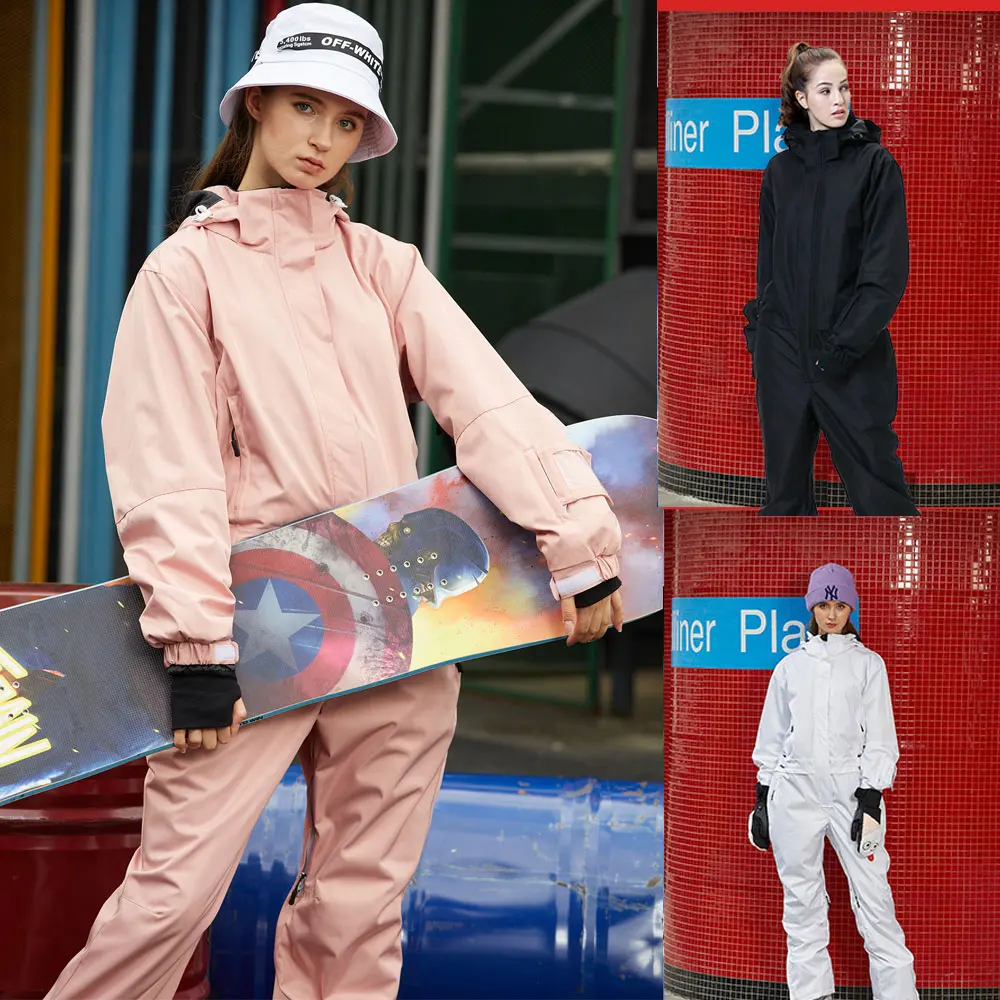 

Новинка 2020, лыжный костюм, женский комбинезон, куртка для сноуборда, зимняя верхняя одежда, Высококачественная Теплая Лыжная куртка, водоне...