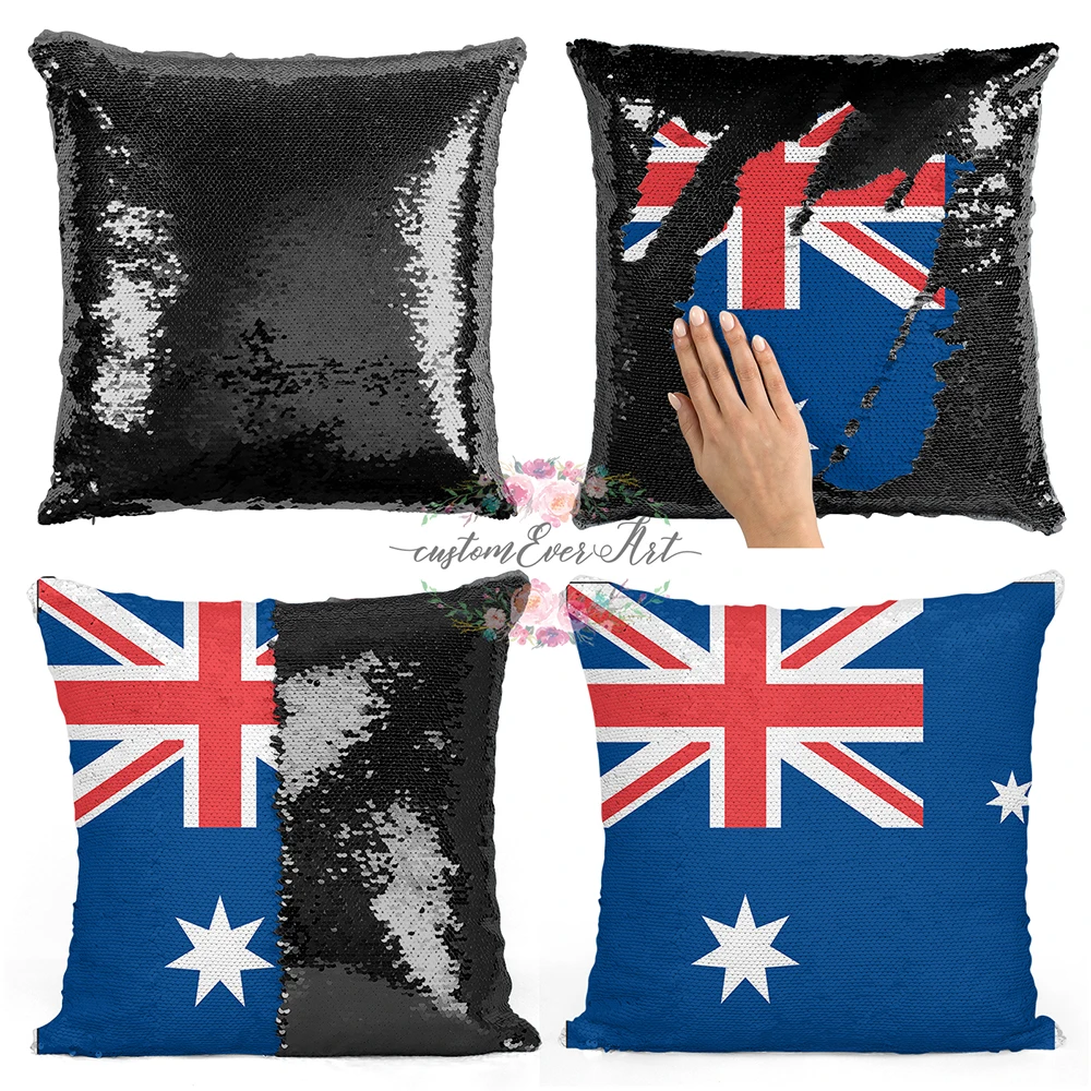 Австралия персонализированные пользовательские изображения подушка крышка