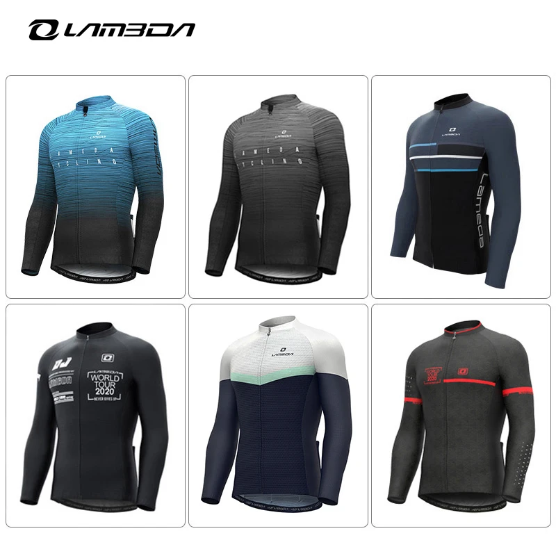 LAMEDA pro team cycling jersey men long sleeve mtb bike bicycle clothes mountain clothing | Спорт и развлечения