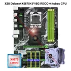 Материнская плата HUANANZHI Deluxe X58, процессор Xeon E5 X5675X5670X5650X5680X5690, бу