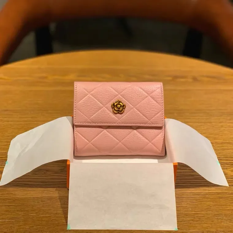 

Camellia money bag women's short Purse