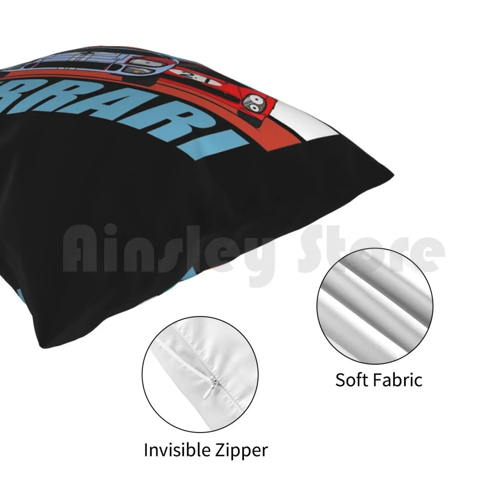 Чехол-Подушка Vs с принтом для дома мягкая декоративная подушка Le Mans 24H Gt Gt40 1966