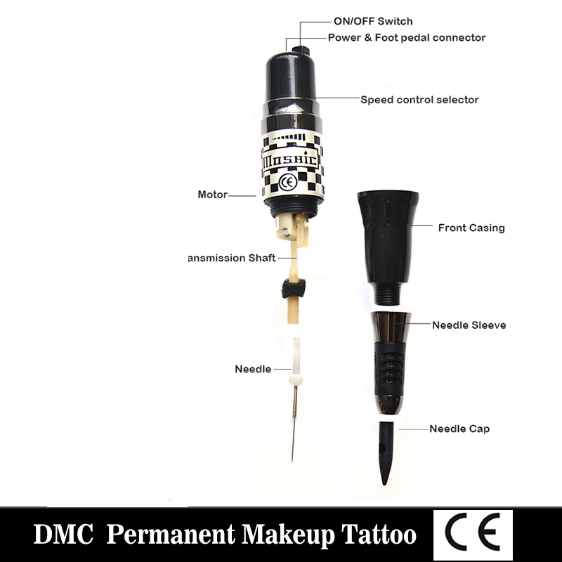 

Original USA Biotouch Mosaic tattoo Machine High Quality Permanent Makeup Machine Tattoo Eyebrow Lip Eyeliner tattoo needle