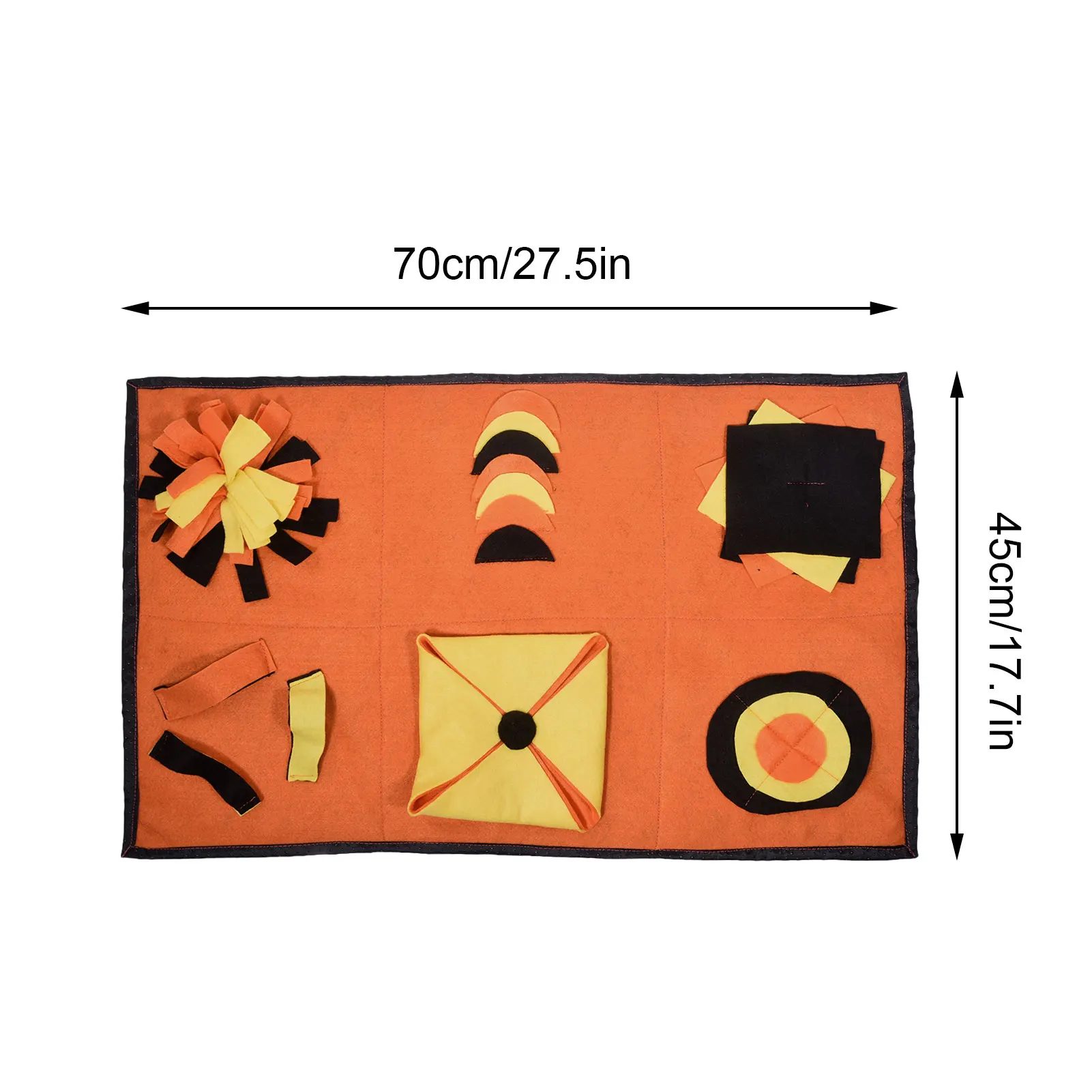 

Dog Puzzle Toy Pet Snuffle Mat Dog Feeding Mat Smell Training Mat Dog Toy Sniffing Mat Pet Interactive Game Training Blanket