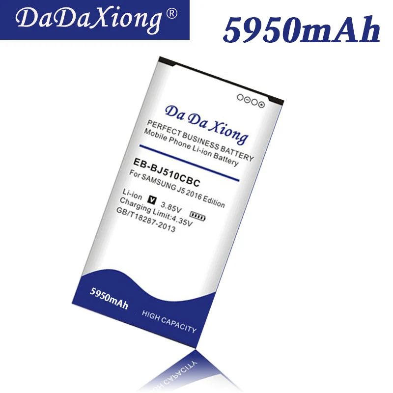Аккумулятор Da Xiong 5950 мА/ч EB BJ510CBC литий ионный аккумулятор телефона для Samsung Galaxy J5