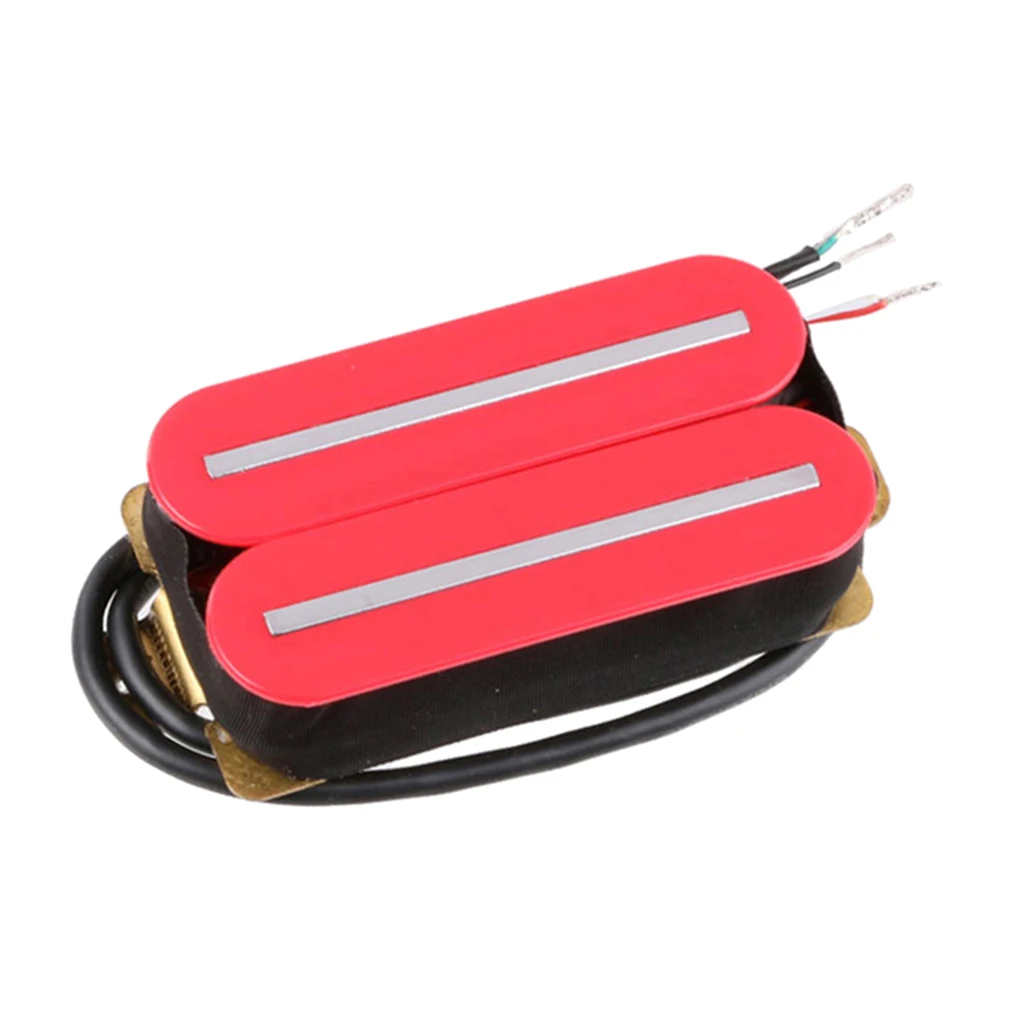 

A Pair Of Pickups Copper Base For Electric Guitar Parts Accessories - Red