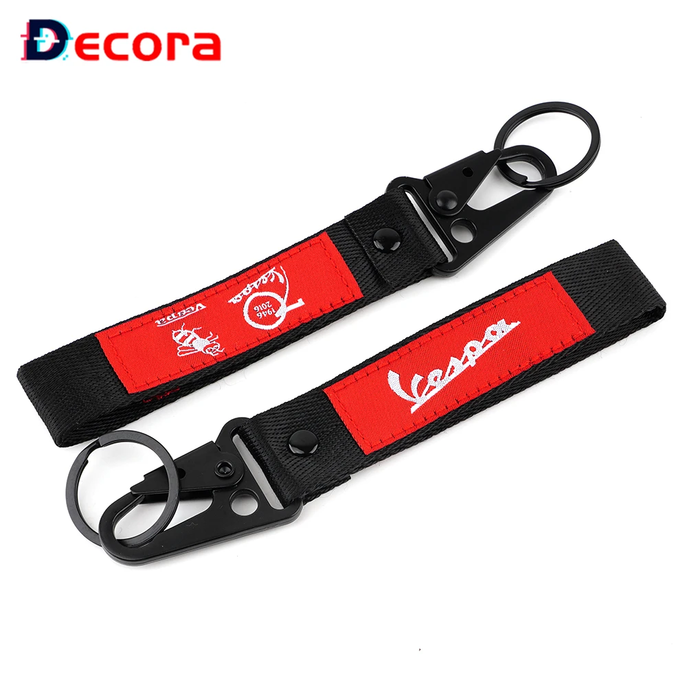 

Брелок с вышивкой для мотоцикла PIAGGIO VESPA GTS GTV LX 60 125 250 300 GTS300, брелок для ключей для скутера Primavera Sprint