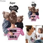 Термочувствительные термоклейкие нашивки Prajna, термоклейкие нашивки с надписью Super Mom Boy Girl на одежду, аппликация с цветами