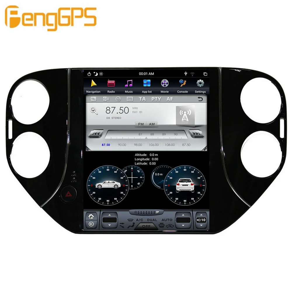 128GB Android 9.0 Tesla Style Vertical Screen For Volkswagen VW Tiguan 2010+ Carplay GPS Car Multimedia Radio Stereo HeadUnit | Автомобили