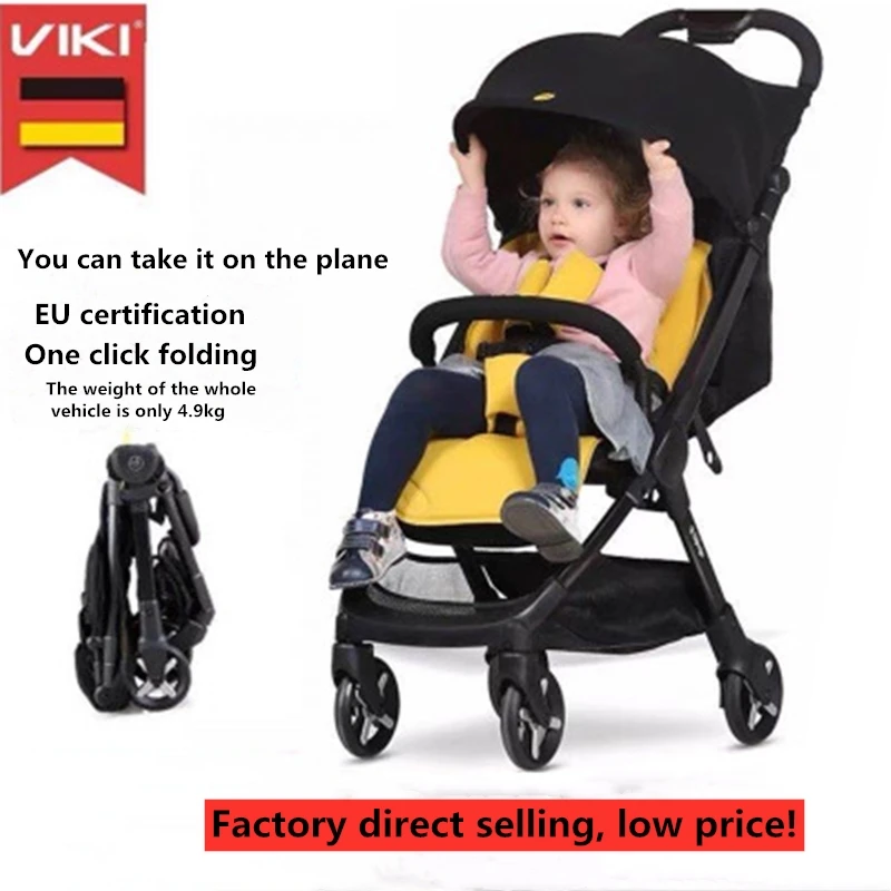 VIKI детская коляска светильник просто нужно кнопку чтобы складывать может сидеть