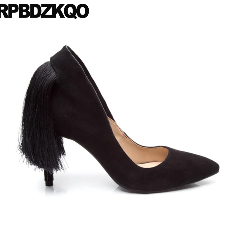 Кошельки из натуральной кожи дизайнерские женские туфли-лодочки с острым носом