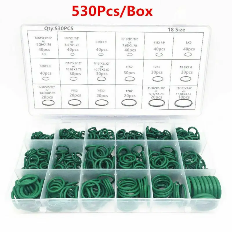 

Air Conditioning O-Ring Seal Accessorie Assortment Spare Parts Hydraulic