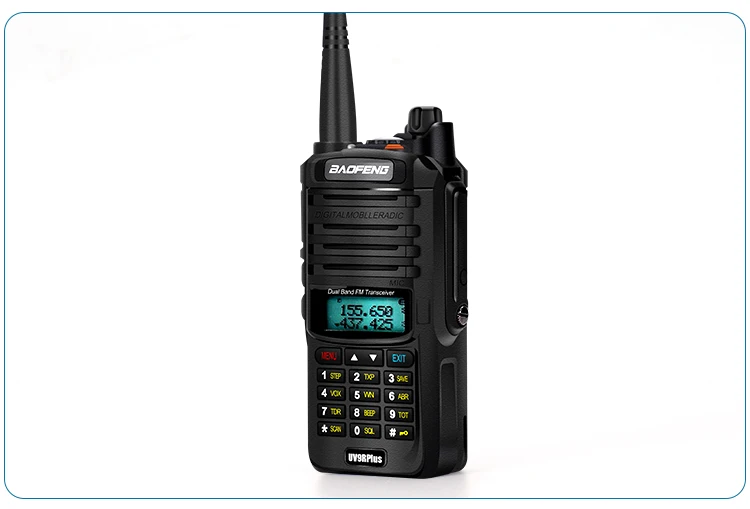 Обновление uv9r Baofeng UV-9R plus 50 км портативная рация 10 Вт 4800 мАч двухстороннее радио vhf uhf ham Радио большой диапазон CB радиостанция
