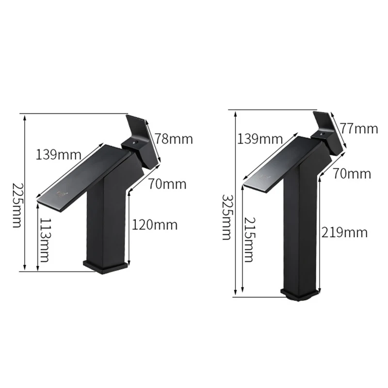 

Basin Faucets Bath Basin Mixer Faucet Creative Waterfall Water Outlet Bathroom Vessel Sink Mixer Taps Hot and Cold Water Mixer