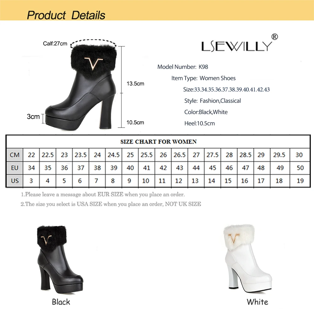 

Lsewilly 2019 Autumn Women Ankle Boots Square High Heel Round Toe Zipper Design Women Motorcycle Ankle Boots Size 33-43 K98