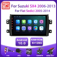 android 10 car radio for suzuki sx4 1 2006 2014 for fiat sedici 189 2005 2014 multimedia player navigation 2 din head unit