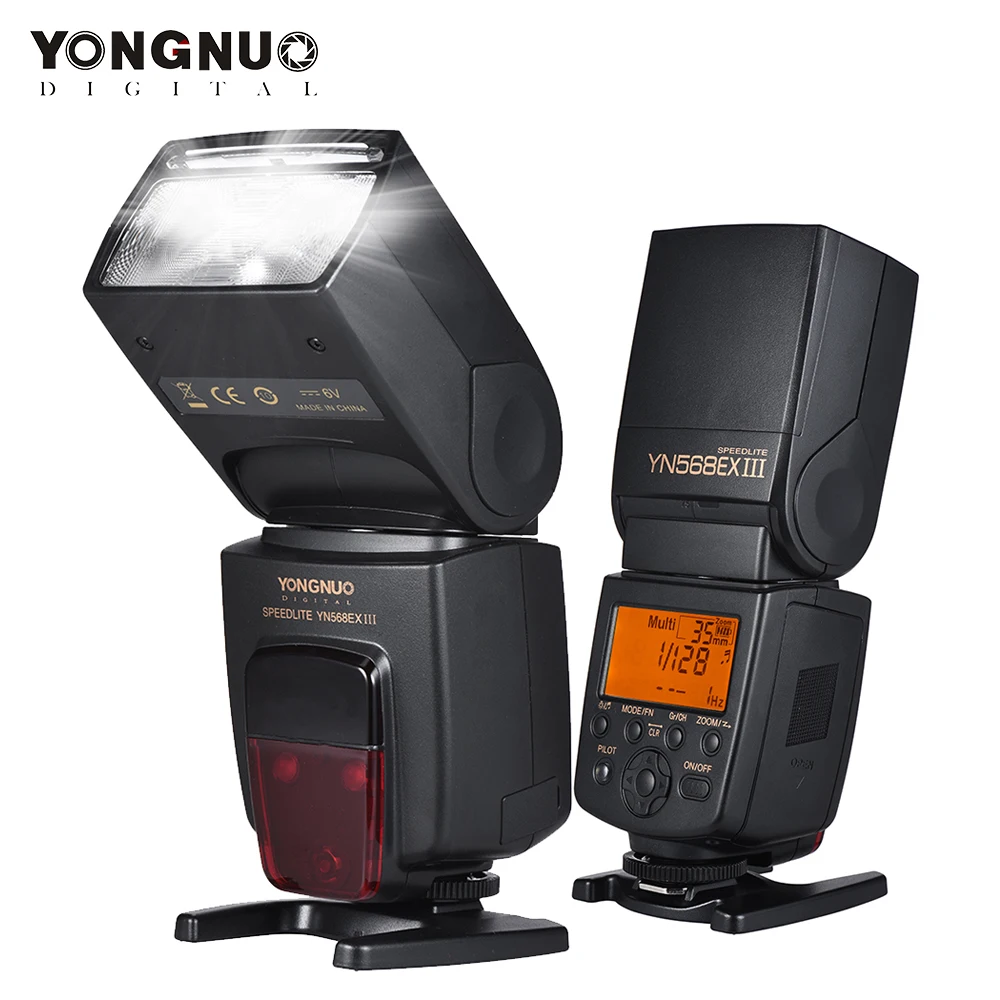 Светодиодная лампа для видеосъемки YONGNUO YN568EX III Беспроводной TTL ведомая вспышка