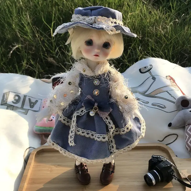 

30 см Bjd кукла одежда игрушка для девочек толстое тело Bjd 6 очков кукла одежда костюм 1/6 кукольная одежда милые аксессуары Bjd платье