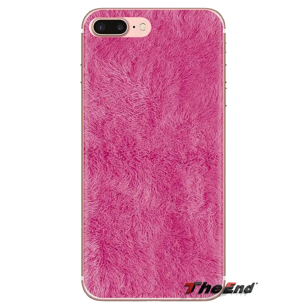Phone Shell Cover Fluffy fur pink Print Sweet For Huawei G7 G8 P7 P8 P9 Lite Honor 4C 5X 5C 6X Mate 7 8 9 Y3 Y5 Y6 II 2 Pro 2017 |
