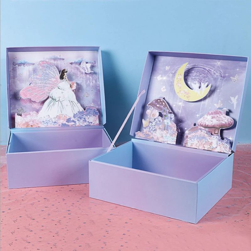 Высококачественная 3D стерео бумажная подарочная коробка подарок на день