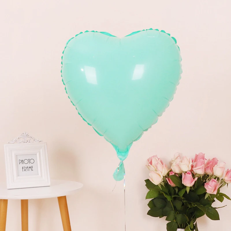

10pcs 18'' Macarons Foil Balloon Heart Star Balloons Baby Shower Pink Blue Candy Helium Globos Wedding Birthday Party Decoration