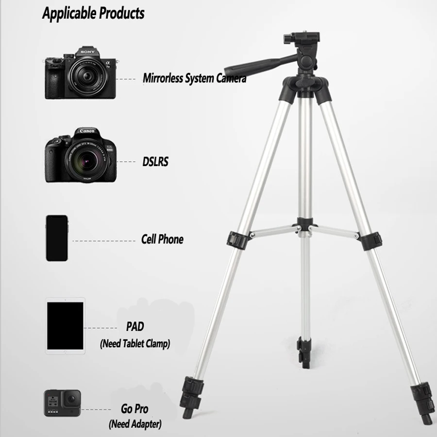 Профессиональный штатив для камеры на мобильный телефон Регулируемый