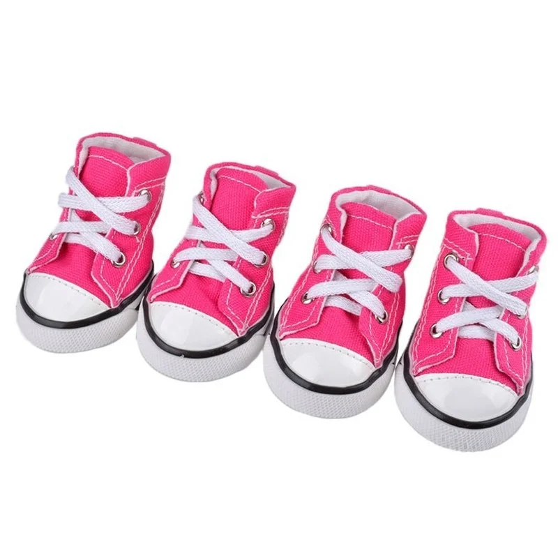 

Pet canvas shoes dog teddy slippery wear-resisting breathable and comfortable leisure shoes dog set foot