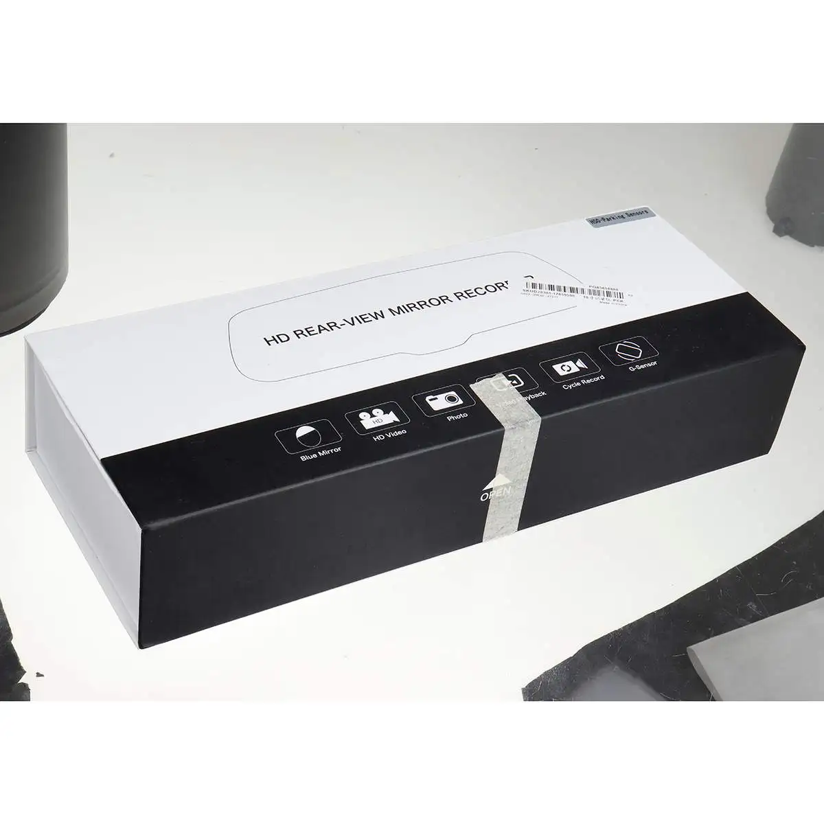 

10" Dual Lens Mirror Car DVR Camera Dash Camera Dash Cam Video Recorder Auto Registrator Radar Alarm System G-sensor Rear Camera