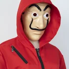 Новый дом из бумаги La Casa De Papel Косплей вечеринка Хэллоуин костюм для взрослых и детей Сальвадор Дали фильм костюм и маска для лица