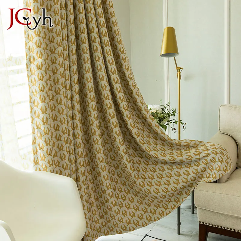 Синяя занавеска s для гостиной столовой спальни занавески с принтом в