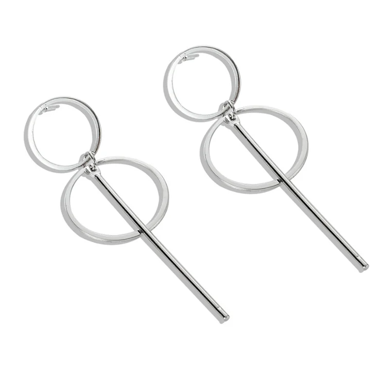 Новинка 2019 модные серьги в стиле панк минималистичные