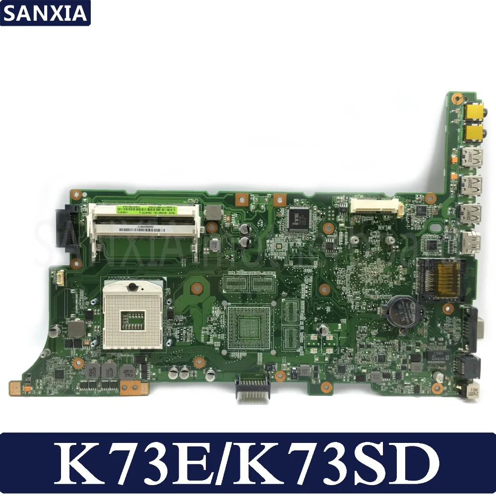 KEFU K73SD Laptop motherboard for ASUS K73E K73S K73SV K53SJ P73E original mainboard HM65 UMA