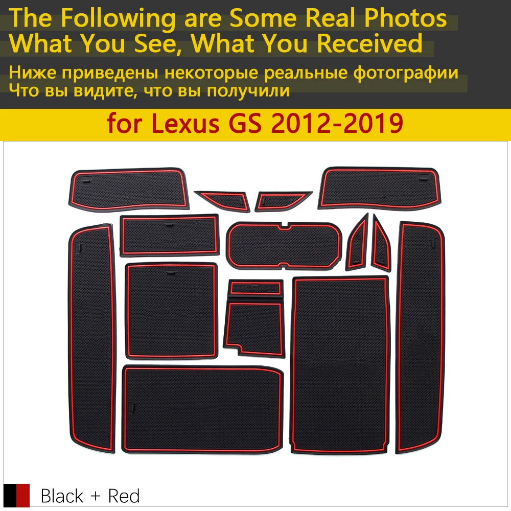 Противоскользящие резиновые чашки подушки двери паз коврик для Lexus GS 250 300 350 450h F 2012~ спортивные аксессуары коврик для телефона