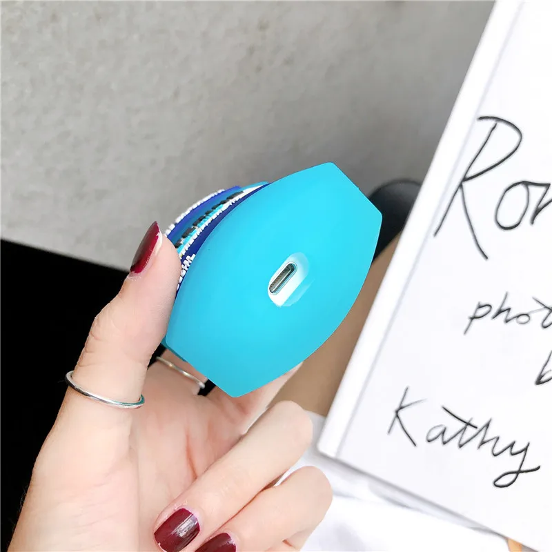 Милый 3D бутылочка для полоскания рта мягкая Обложка Apple Airpods чехол Pro Чехол s