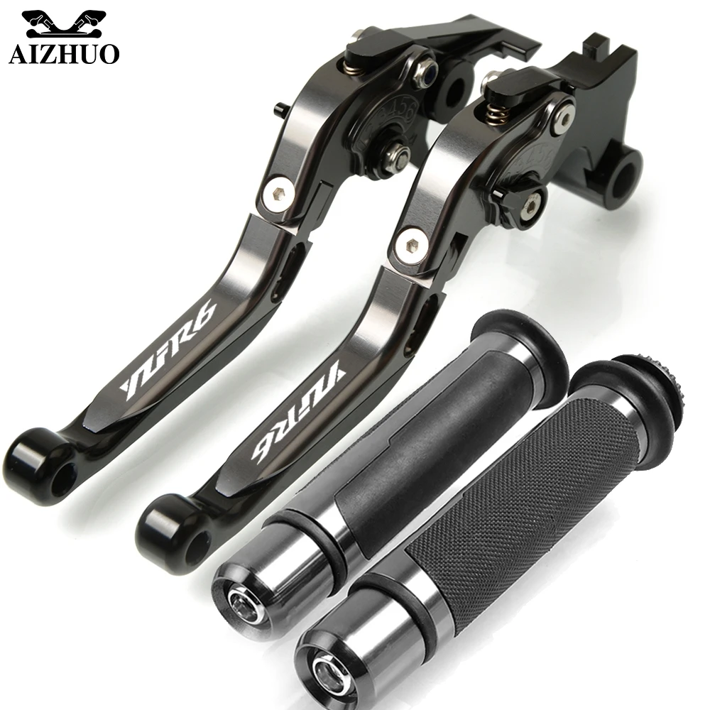 

Motorcycle Brake Clutch Lever Hand Grip Handlebar For YAMAHA YZFR6 YZF R6 2005-2015 2016 2006 2007 2008 2009 2010 2011 2012 2013