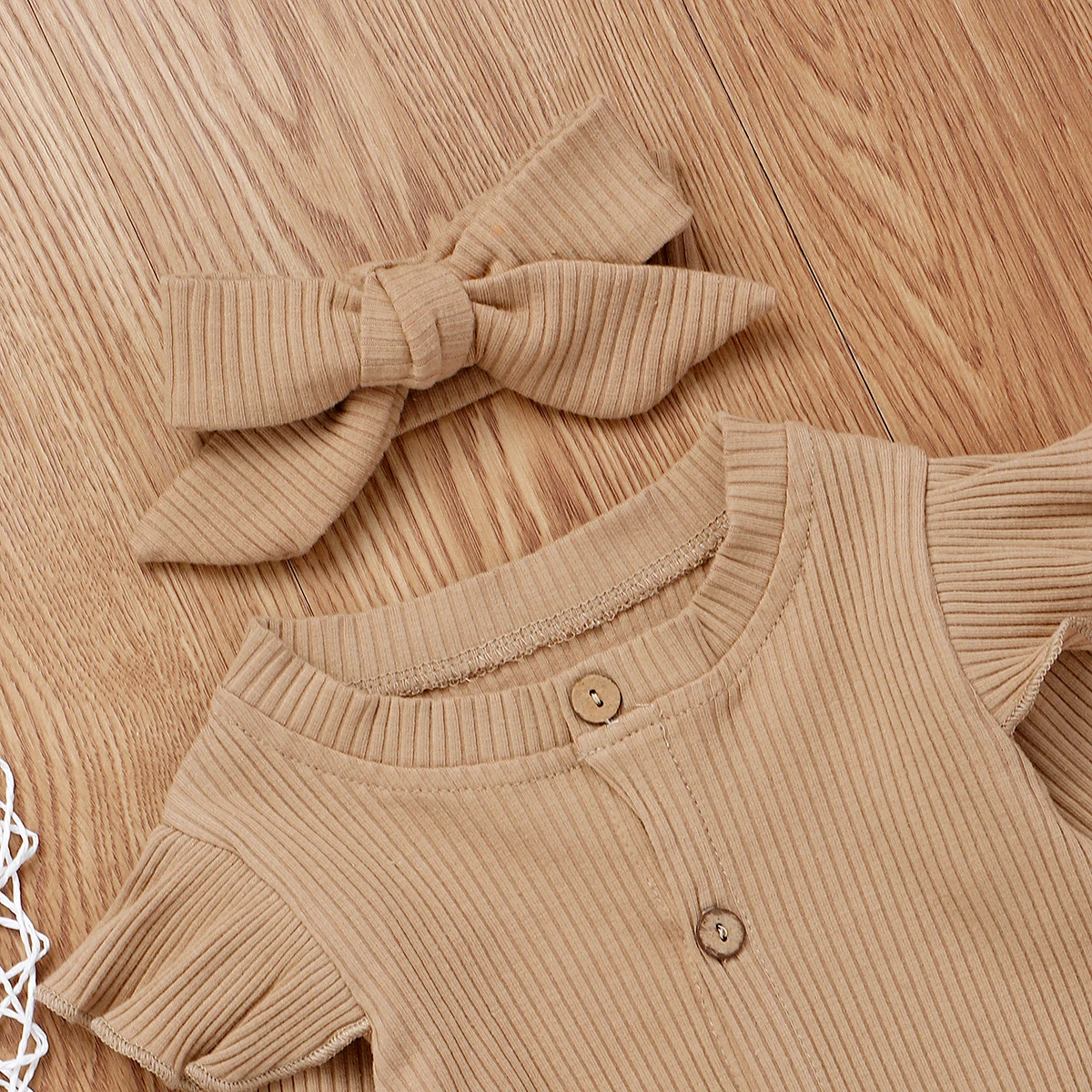 Одежда из хлопка для новорожденных мальчиков и девочек 2 предмета Вязаный