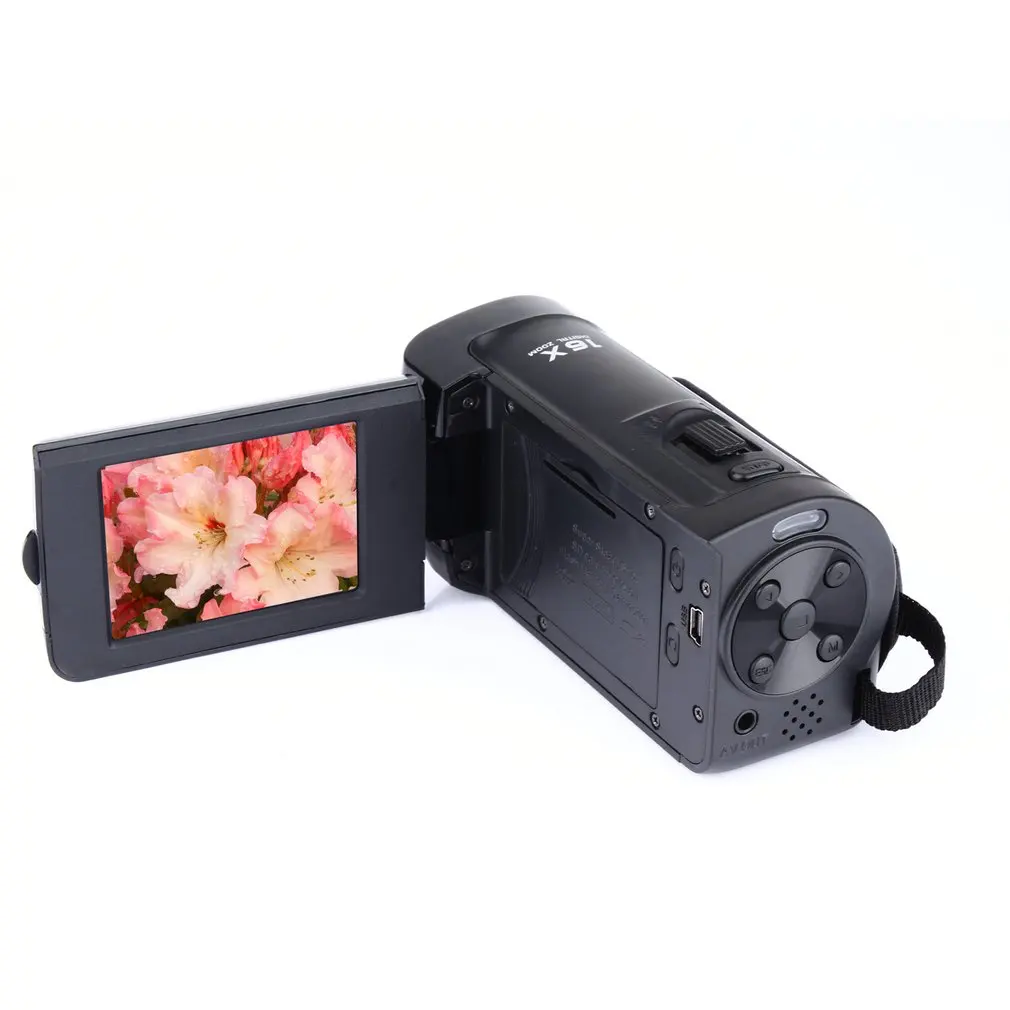 HD 1080P Цифровая камера HDV видеокамера 16MP 16x зум матрица COMS 270 градусов 2,7 дюймов TFT ЖК-экран