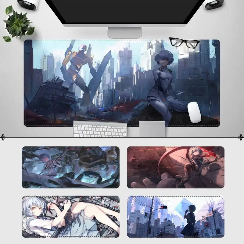 

Cute Rei Ayanami Mouse Pad Gamer Keyboard Maus Pad Desk Mouse Mat Game Accessories For Overwatch