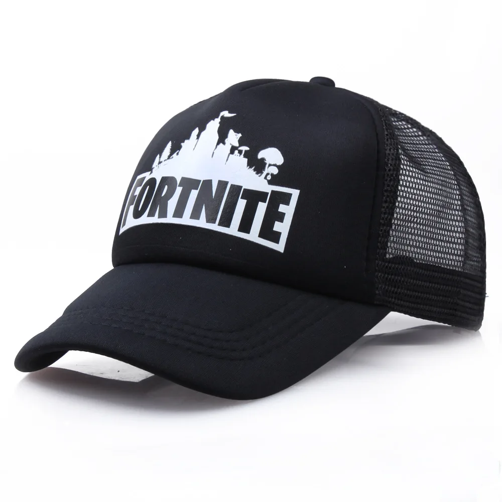 Fortnite Шляпа Бейсбольная сетчатая Кепка летняя Для мужчин и женщин Солнцезащитные