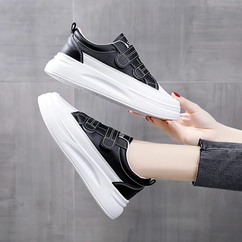 

Women Shoes Autumn All-Match Casual Female Sneakers Clogs Platform Round Toe Modis Slip-on Fall Small New Summer Creepers 2021 E
