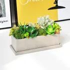 Большая силиконовая форма для бетона, сделай сам, форма для цветочного горшка, Прямоугольная форма для цемента, цветочного горшка, контейнер для глины, форма для смолы