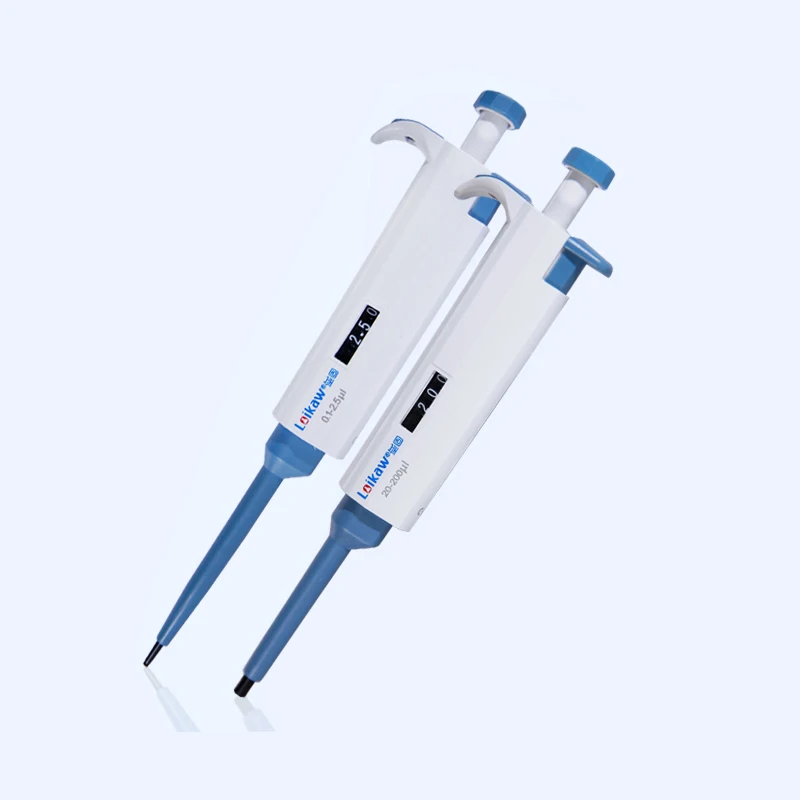 

0.1-2.5ul to 2-10ml Laboratory Manual Single Channel Pipettes Manual Single Channel Pipettes Lab Pipettor