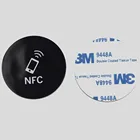 Наклейка NFC, UID IC, сменные смарт-брелоки, метки RFID, 13,56 МГц, блокировка 0 секторов, записываемая, защита от помех, наклейка мобильный телефон, 1 шт.