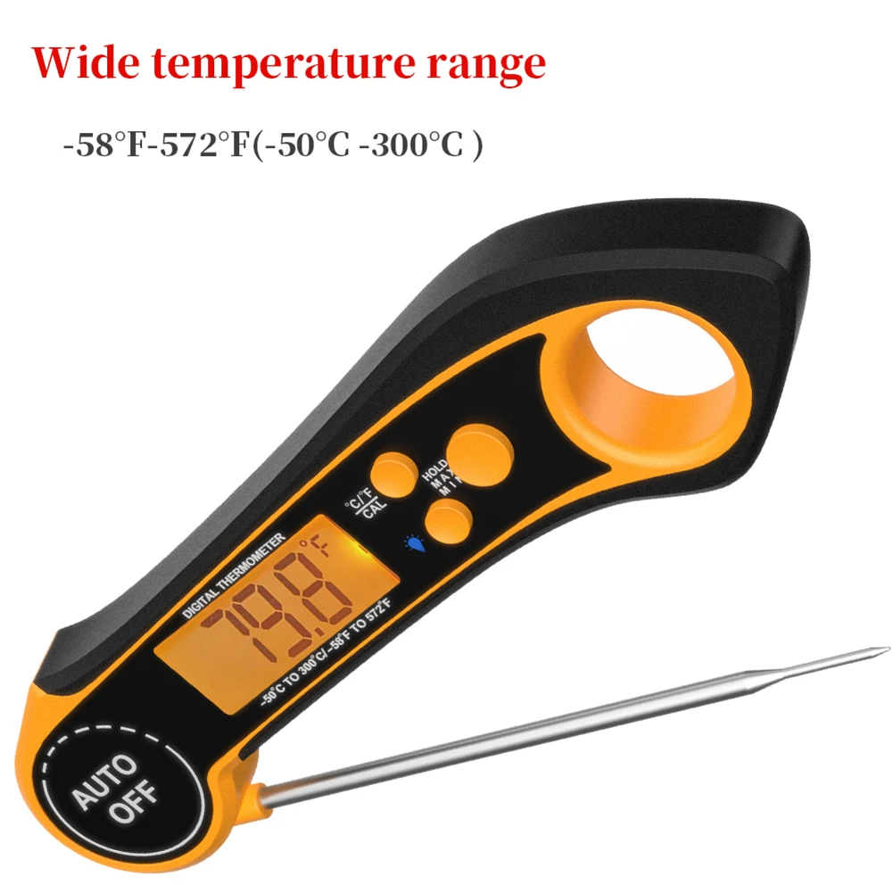 

Digital Meat Thermometer For Oven Kitchen Thermometer with Backlight Magnet Instant Read Auto Power On/OFF Probe Kitchen Tools