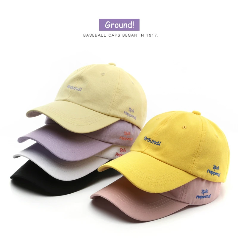 

SLECKONT Fashion Baseball Cap for Women and Men GROUND Embroidery Boys Girls Hip Hop Hat Dad Hats Outdoor Sports Visors Caps