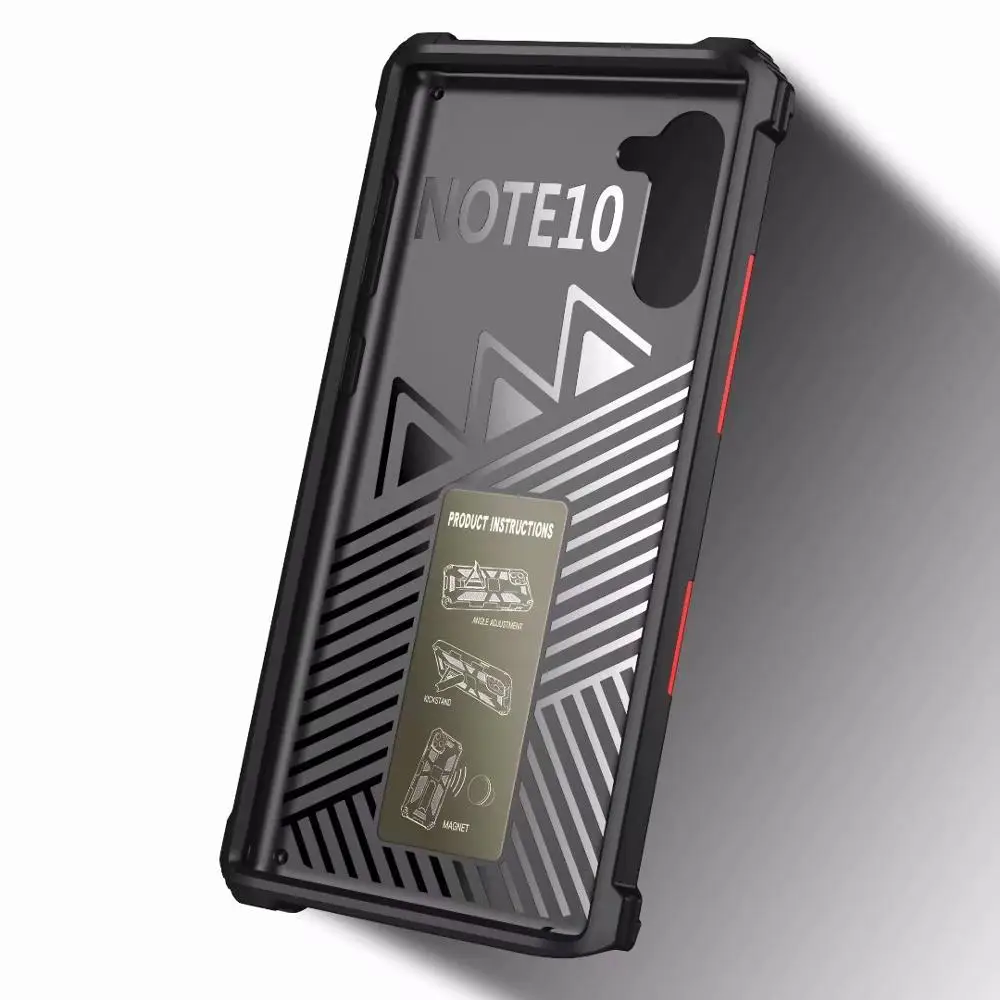 Magnetic Case Anti-Fall Shockproof Armor PC+TPU Protective Hard Stand for Samsung Galaxy S20 S10 Plus A71 A51 A50 A30S A50S | Мобильные