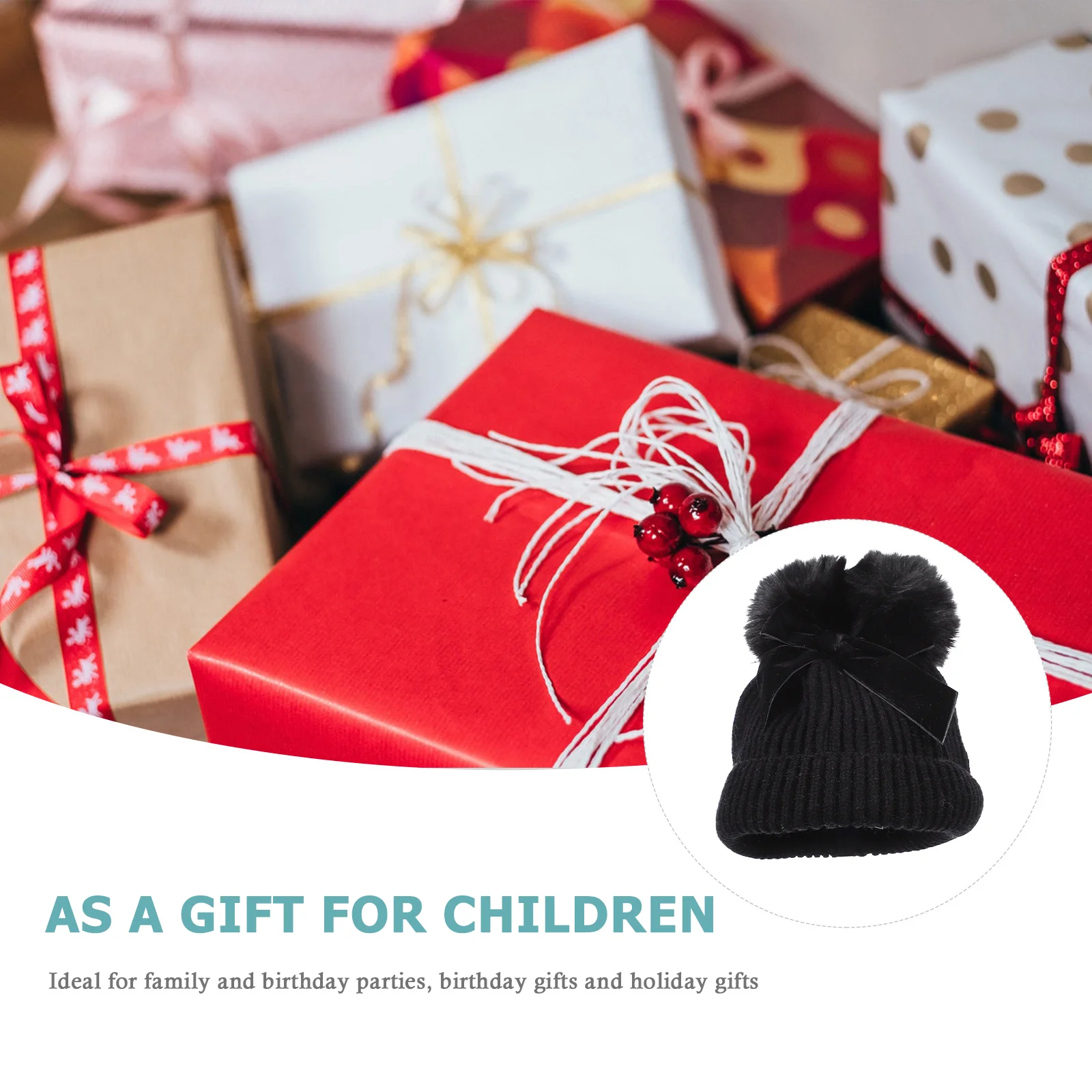 

1 шт., Детская вязаная шапочка, детская вязаная шапка